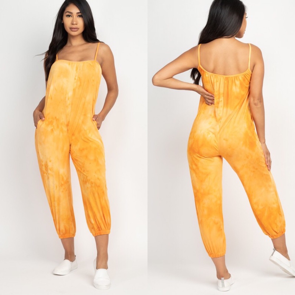 Gold Tie Dye Jumper